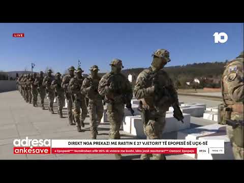 Njesia Speciale e FSK-së në Prekaz me rastin e 27 vjetorit të Epopesë së UÇK-së