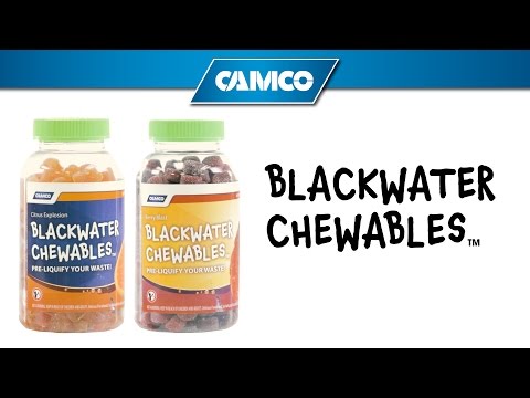RV dumping made easy!! Camco's new Blackwater Chewables!!