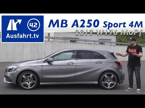 2017 Mercedes-Benz A 250 Sport 4MATIC (W176 MoPf) - Fahrbericht der Probefahrt, Test, Review