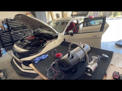 Installing an Air Cup setup on a Honda Civic Type R. What a PAIN this car was!