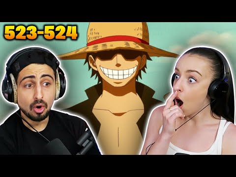 THE HAT WAS HIS?! *ONE PIECE* Episodes 523 & 524 REACTIONS!