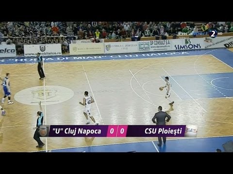 "U" BT Mobitelco Cluj vs CSU Asesoft Ploiesti 16.03.2014 Full Game