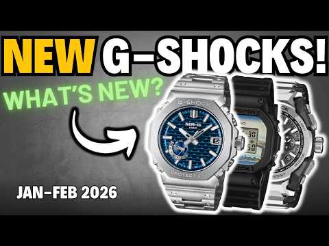 BRAND NEW G-SHOCKS 2026! | WHAT'S NEW?