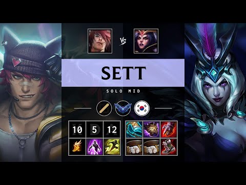 Sett Mid vs LeBlanc: Killing spree - KR Diamond Patch 25.S1.1