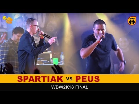 Peus 🆚 Spartiak 🎤 WBW 2018 Finał (freestyle rap battle)
