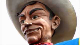 Big Tex talks at the State Fair of Texas