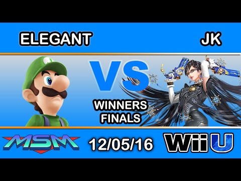 MSM 77 - eM | Elegant (Luigi) Vs. Yatta | JK (Bayonetta) Winners Finals - Smash Wii U