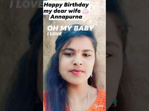 Happy Birthday my dear wife 🎂 Annapurna