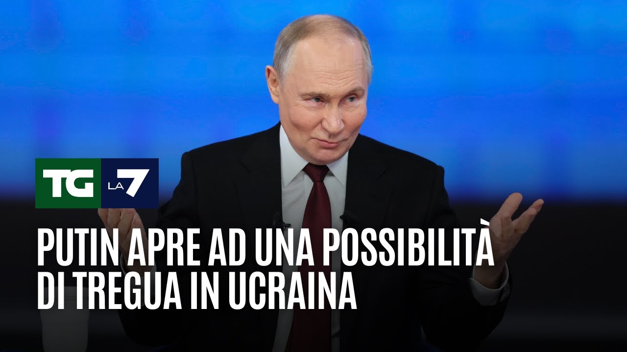 Putin apre ad una possibilità di tregua in ucraina