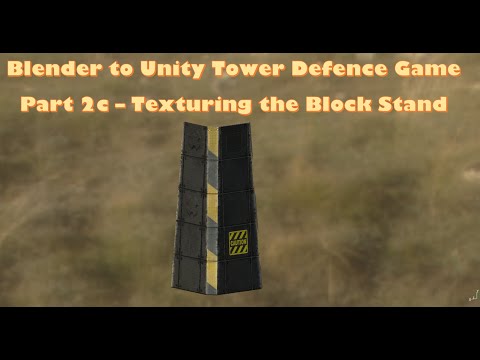 Blender to Unity Tower Defense Game - 2c - Texturing the Block Stand in Substance Painter 2