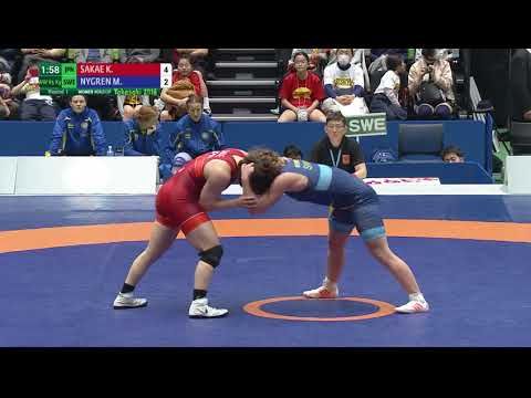 Round 1 WW - 65 kg: K. SAKAE (JPN) v. M. NYGREN (SWE)