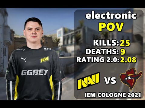CS:GO POV Demo NaVi electronic (25/9) vs Renegades (de_dust2)