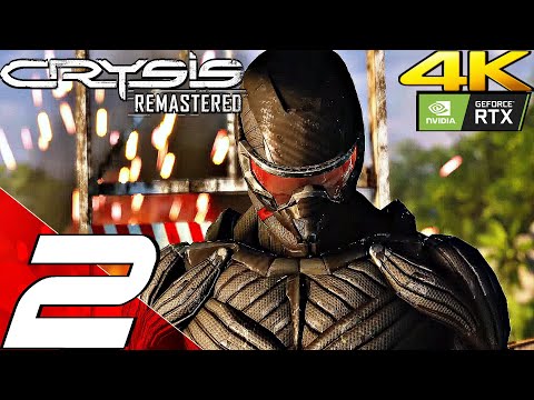 CRYSIS REMASTERED Gameplay Walkthrough PART 2 (4K 60FPS) PC/PS5/Series X (Ray Tracing)