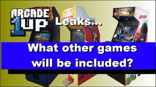 Arcade1up Leaks...What other games will be included?