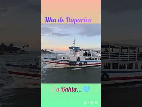 Itaparica ao Entardecer é Surreal🩵🩵#ilhadeitaparica #Bahia #salvador #BRASIL