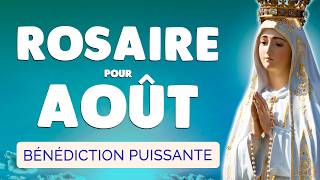 Download lagu 🙏 ROSAIRE pour AOÛT 2026 🙏 Puissant Rosaire pour ce MOIS mp3