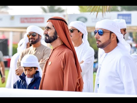  صاحب السمو الشيخ محمد بن راشد آل مكتوم-أخبار-محمد بن راشد يشهد السباق الرئيسي لمهرجان ولي عهد دبي للقدرة