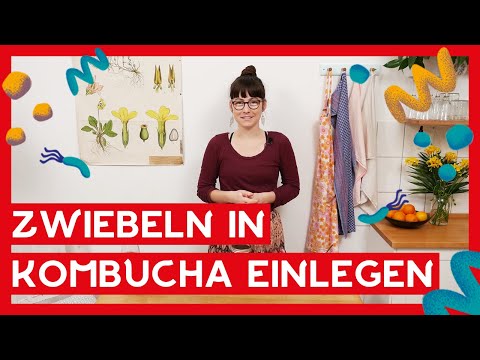 Das Experiment: Rote Zwiebeln in Kombucha einlegen I Einlegen in Kombucha