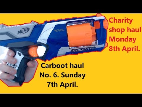 Carboot haul No. 6. Sunday 7th April and Charity shop haul Monday 8th April.