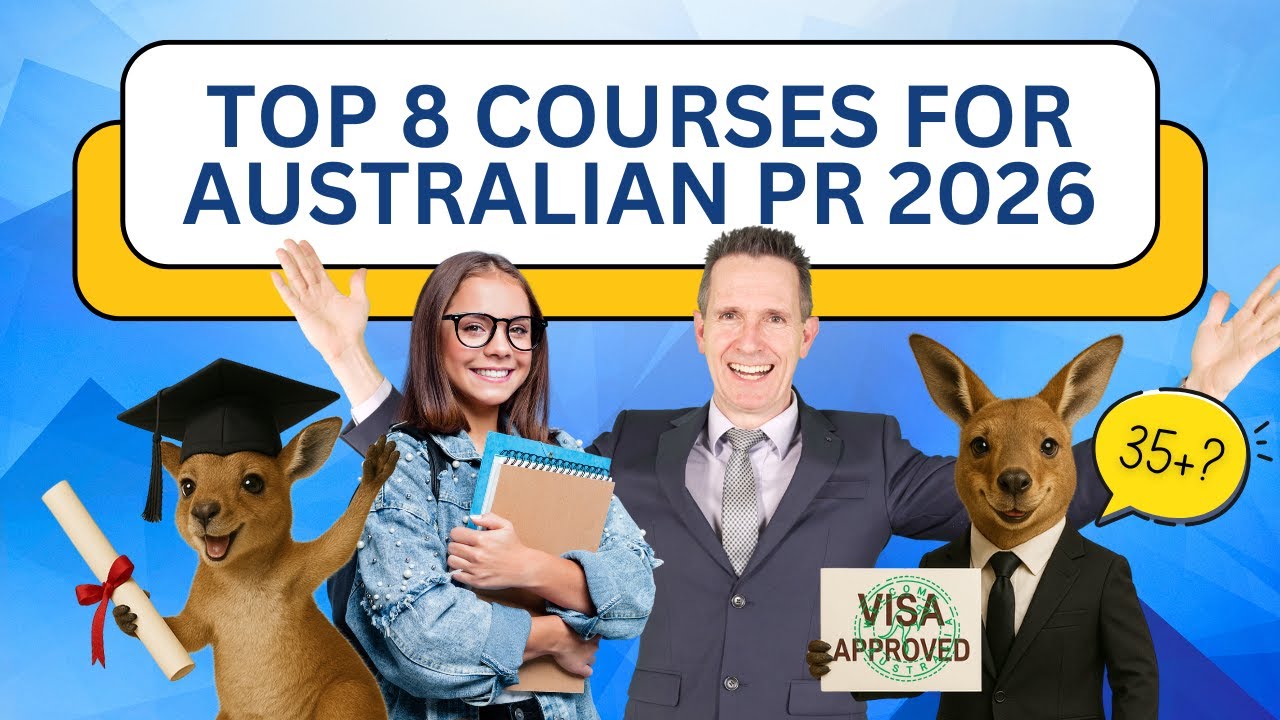8 Best Courses to Study in Australia (2026) for Permanent Residency | PR Pathway Guide by a Lawyer