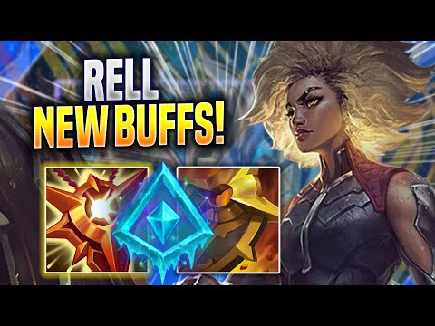 KOREAN CHALLENGER TRIES RELL WITH NEW BUFFS! - Korean Challenger Plays Rell SUPPORT vs Soraka!