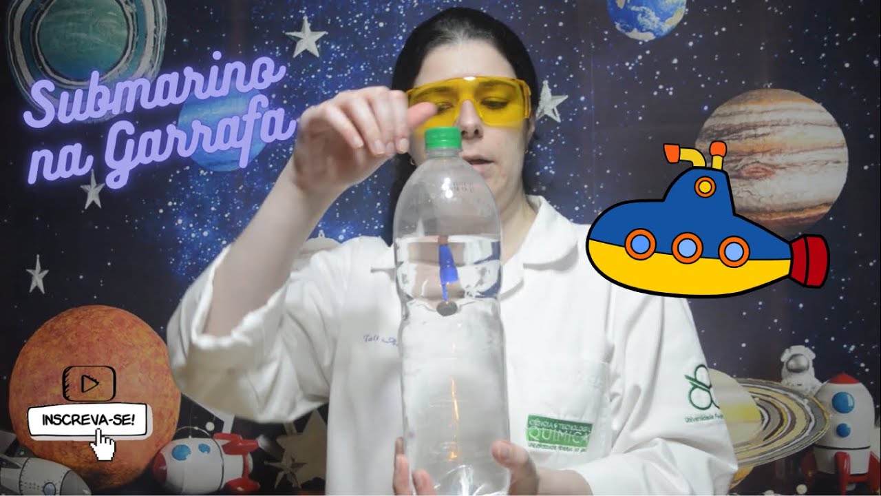 SUBMARINO NA GARRAFA |  Como os submarinos funcionam? | #EXPERIMENTO #SCIENCE #CIÊNCIAS