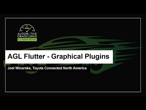 AGL Flutter - Graphical Plugins - Joel Winarske, Toyota Connected North America