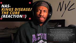 NAS- KINGS DISEASE/THE CURE (REACTION!!) GRAB YA NOTEBOOKS FOR THE OG ON BAR STREET COURSE!