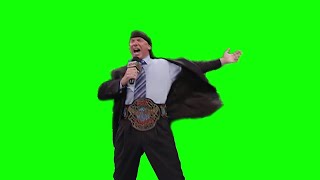 Vince McMahon "excuse me while I whip this out" green screen