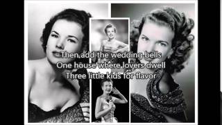 GALE STORM - Memories Are Made Of This（1955）with lyrics