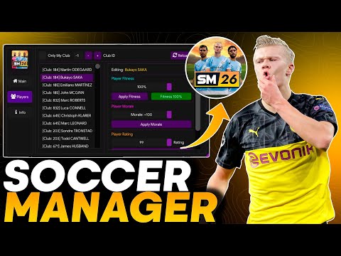 MOD MENU SOCCER MANAGER 2026 | v3.2.6 | UNLIMITED MONEY FITNESS, MANAGER LEVEL UP, EDIT ALL PLAYERS
