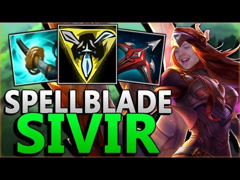 THIS SPELLBLADE SIVIR BUILD IS honestly kinda bad but it's fun! - Sivir ADC - League of Legends