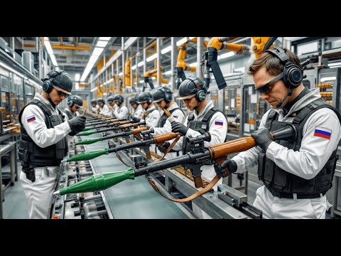 Inside the RPG-7 Factory: Casting the Anti-Tank Warhead (Full Process)