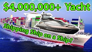 שילוח יאכטה בשווי 4,000,000 דולר ומעלה על גבי אוניית ענק || ברחבי העולם ב-40 יום - וולוג החיים בים
