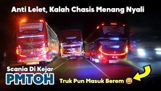 Download lagu Kalah Di Mesin Menang Di Nyali, Lihat Supir PMTOH Ini Kejar Bus Bermesin Scania Di Depan mp3