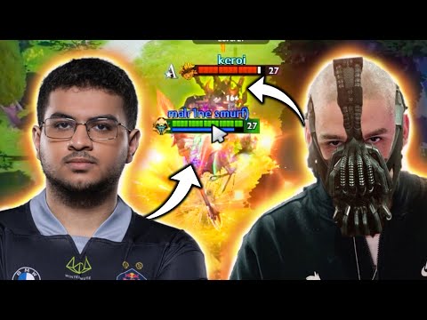 ATF huskar hard mode turned on against Yatoro and Crystallis