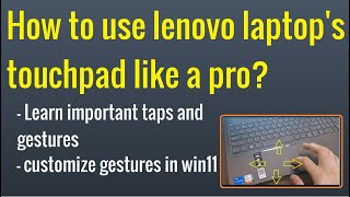 How to use a Lenovo laptop