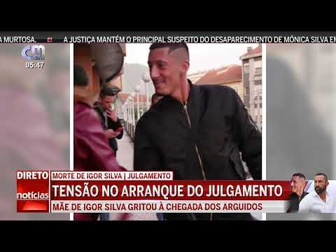 Tensão no arranque do julgamento de Igor Silva