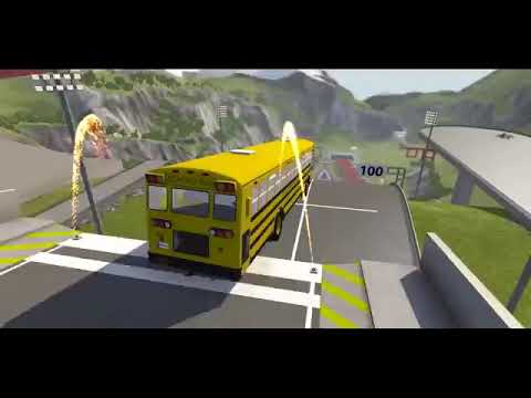 Car Jump Arena Bus Jump - BeamNG.drive