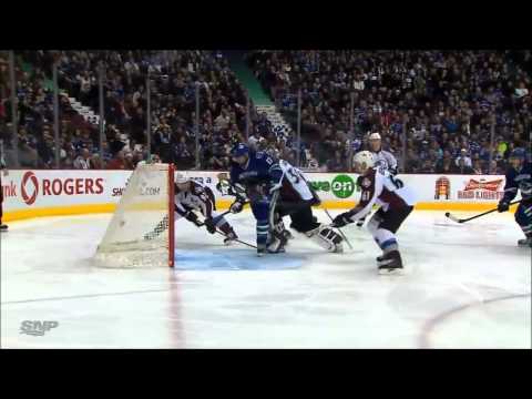 Canucks vs Avalanche - All Canuck Goals - 12/8/13 - HD