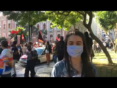 PLANTÃO TJ UFSC 07/06/20 - Manifestações contra o racismo e o governo de Jair Bolsonaro