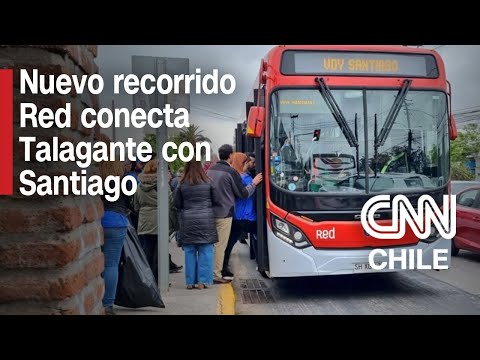 Comenzó a operar el primer bus Red fuera de la provincia de Santiago
