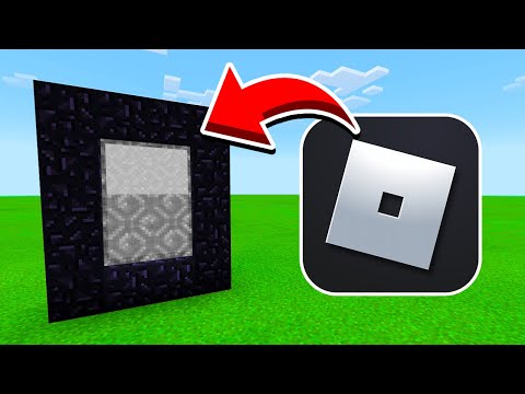 How To Make a Portal to the ROBLOX Dimension in Minecraft Pocket Edition (Roblox Portal in MCPE)
