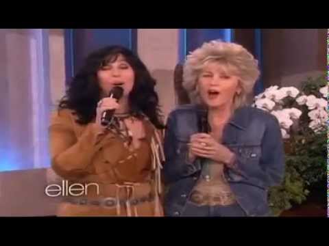 Cher on the Ellen DeGeneres show 2013.