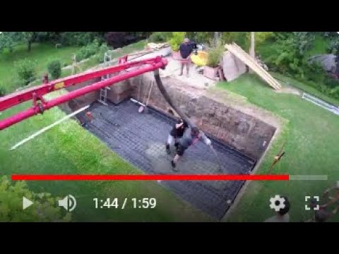 Pool selber bauen DIY Betonpool Teil 2 (Bodenplatte + Armierung)