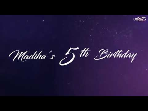 Madiha 5th Birthday
