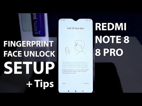 Redmi Note 8 Pro Fingerprint Face Pattern Unlock Setup