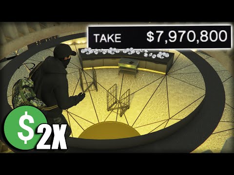 $7,970,800 With The No Timer Glitch! Everyone Loot Collected | GTA Online Casino Heist Double Money!