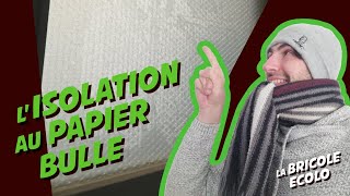 [TUTO ECOLO] : Isoler ses fenêtres avec du papier bulle de recup !