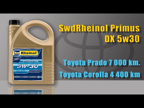 Swd Rheinol Primus DX 5w30 (Toyota Prado 7 000 km., Corolla 4 400 km.)